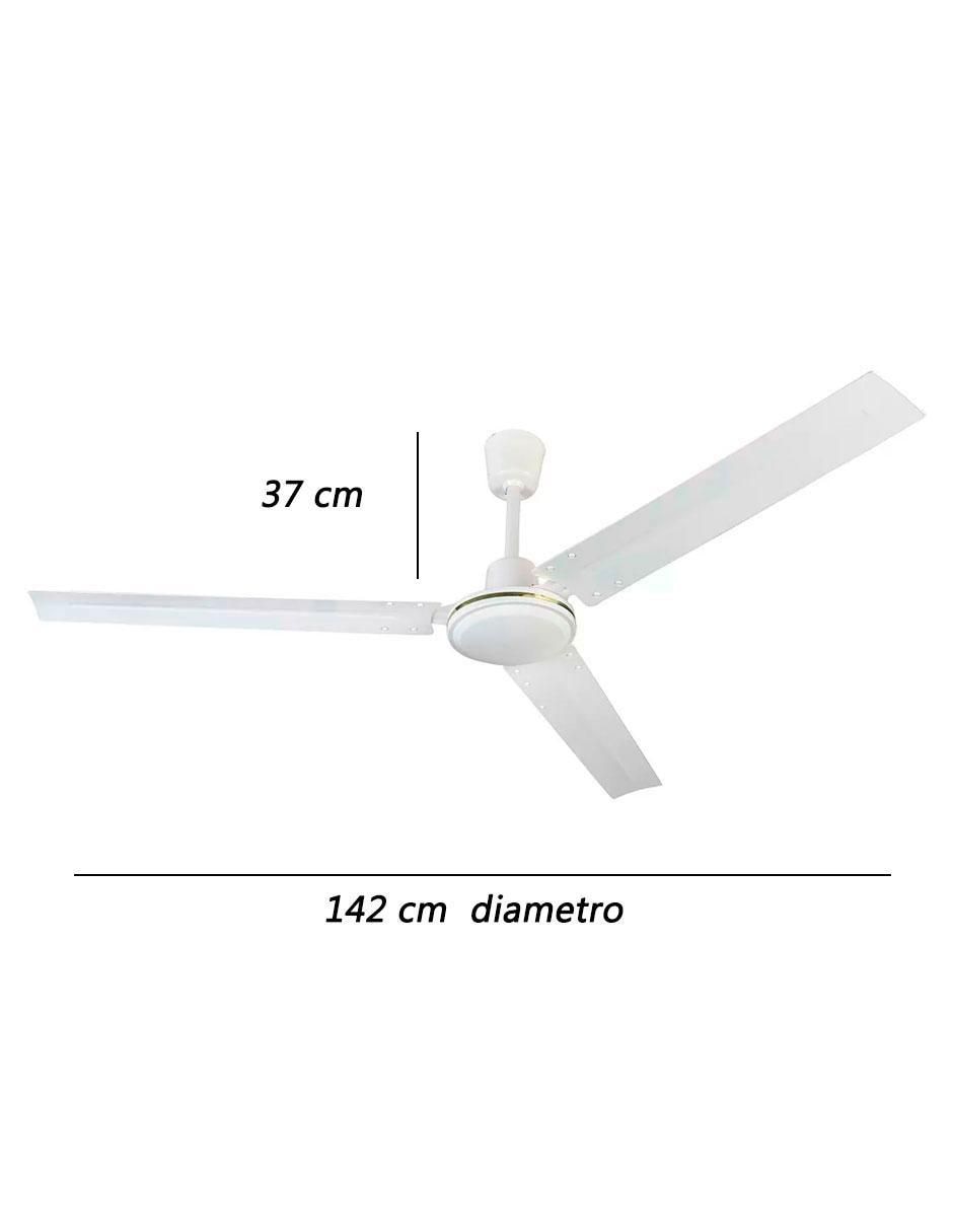 VENTILADOR DE TECHO S-2355 SAN, BLANCO 4
