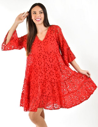 Vestido corto casual para mujer