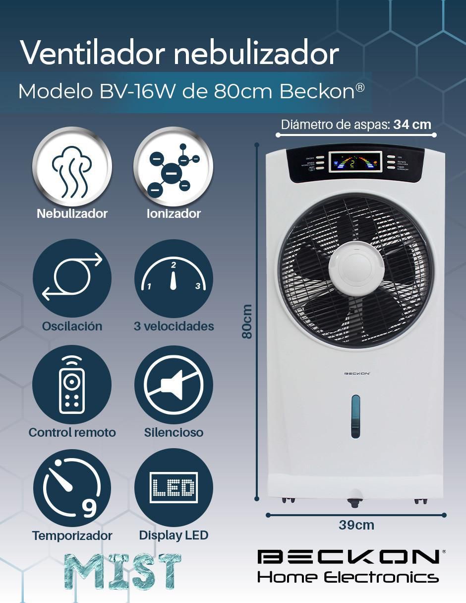 Ventilador de torre con control remoto 3 velocidades 8