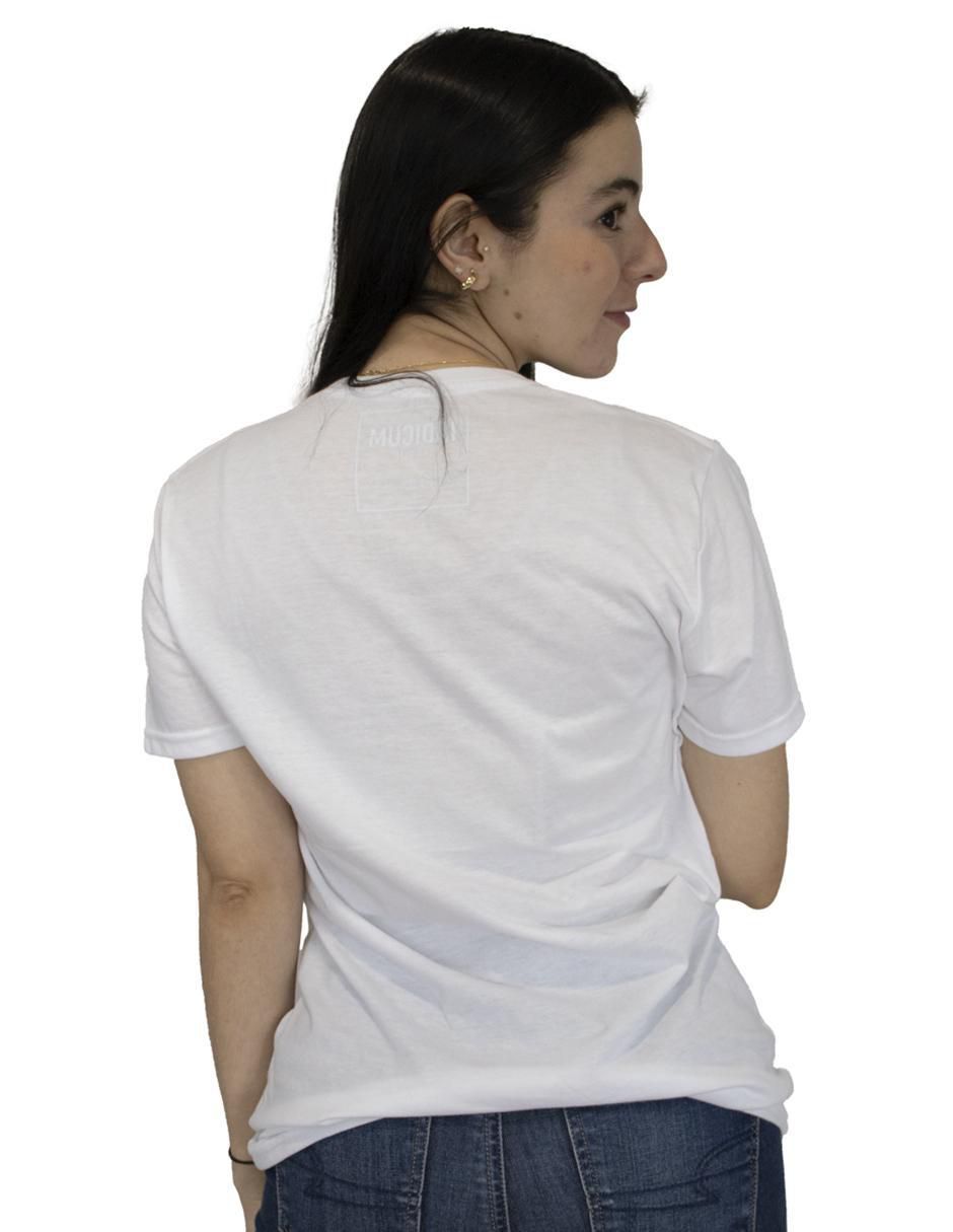 Playera manga corta cuello redondo mujer 6
