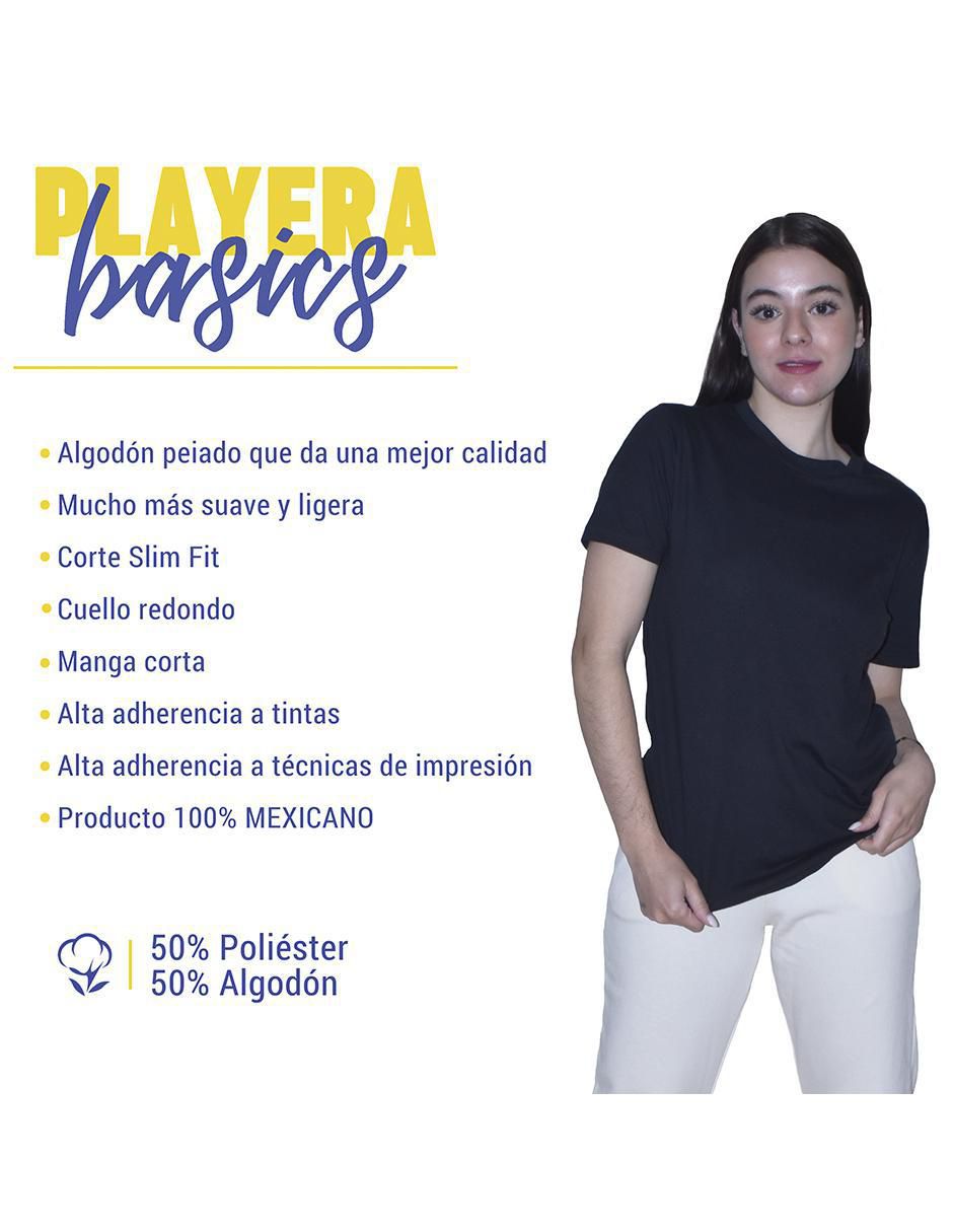 Playera manga corta cuello redondo mujer 2