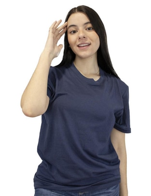 Playera manga corta cuello redondo para mujer Playera manga corta cuello redondo para mujer