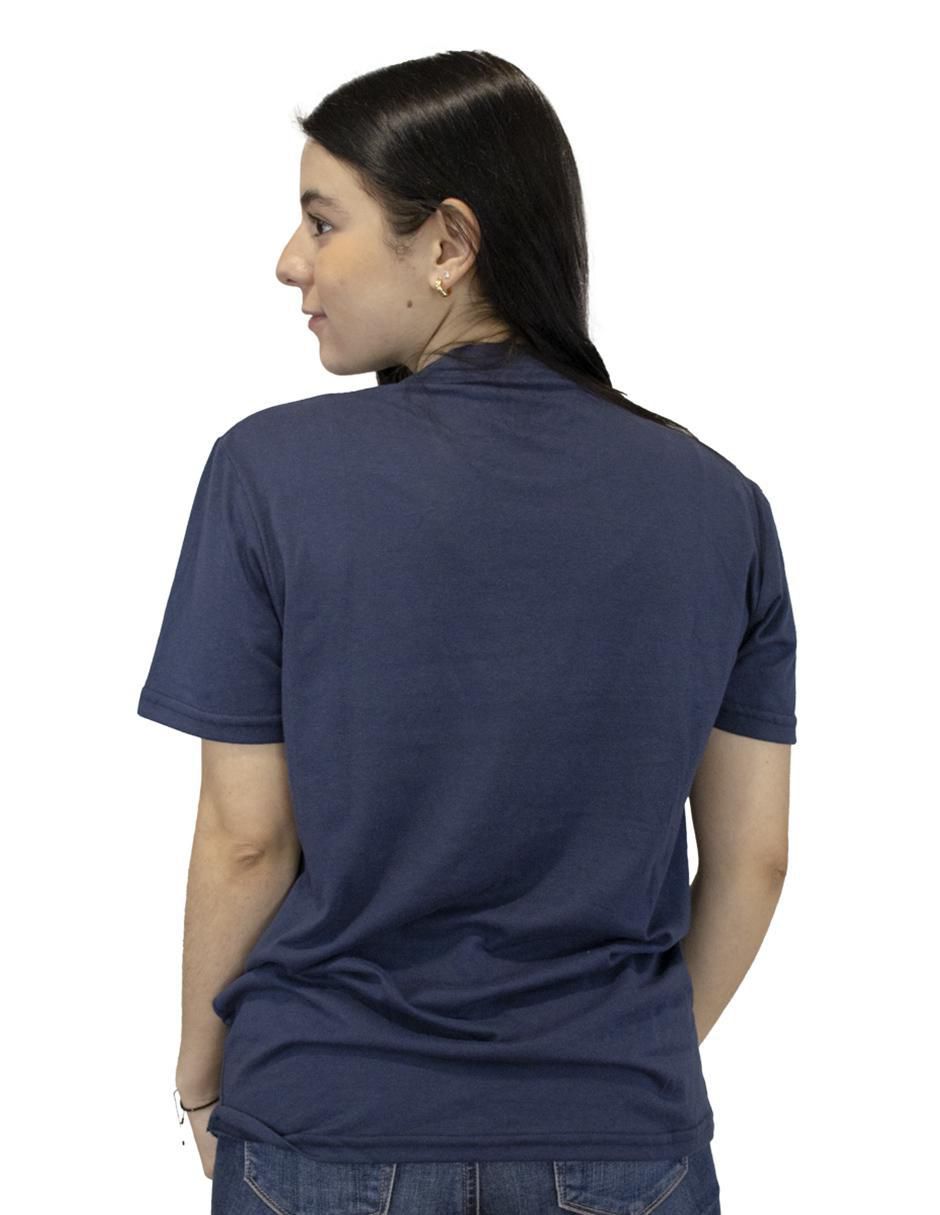 Playera manga corta cuello redondo para mujer 3