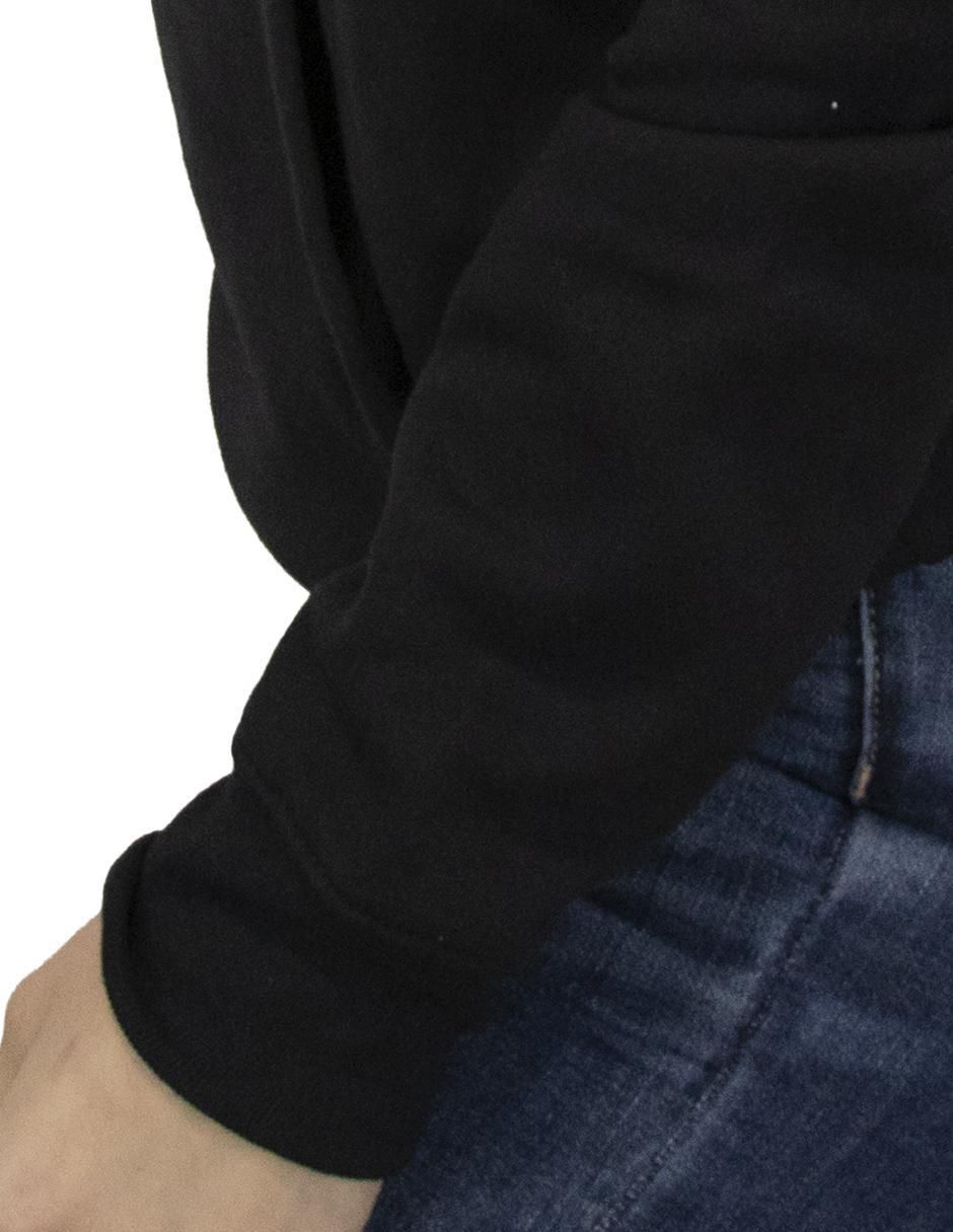 Sudadera con capucha y bolsa para mujer