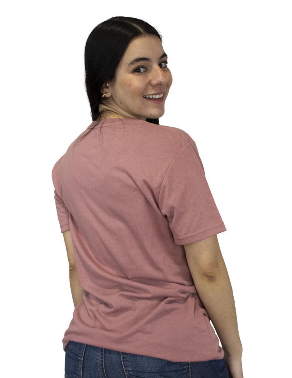 Playera manga corta cuello redondo para mujer 3