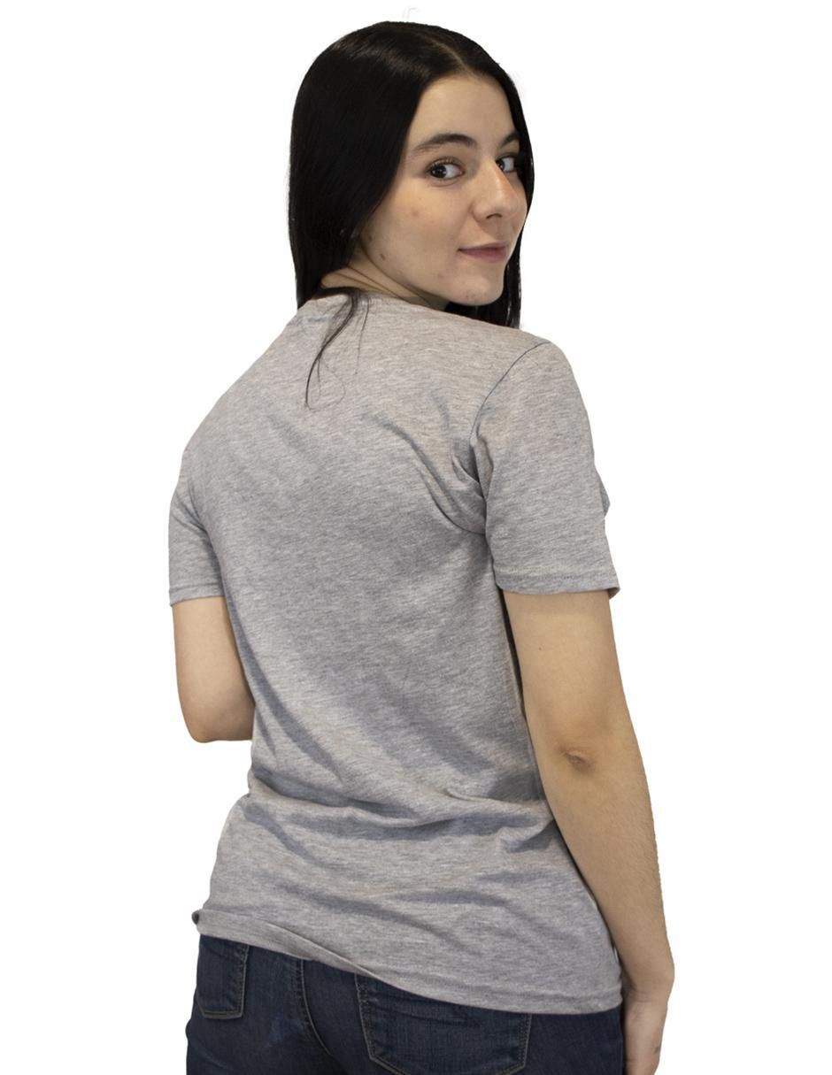 Playera manga corta cuello redondo para mujer 2