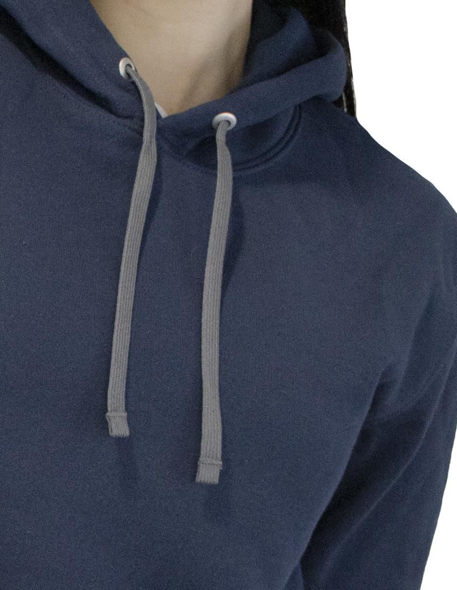 Sudadera con capucha y bolsa para mujer