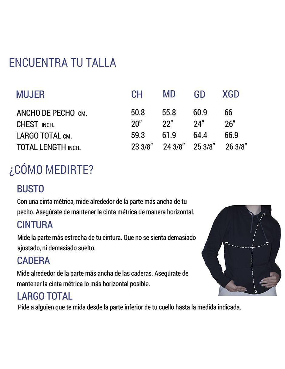 Sudadera con capucha y bolsa para mujer