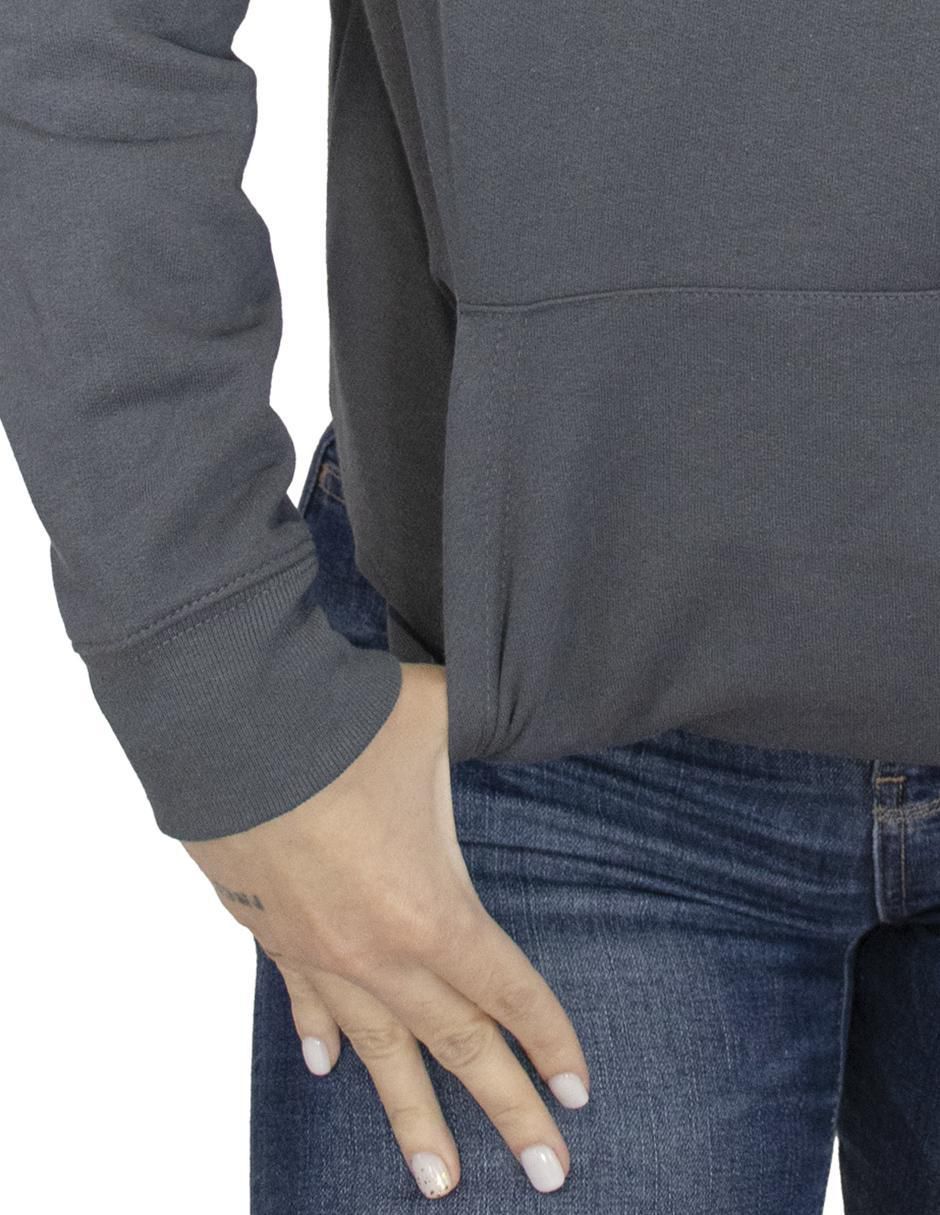 Sudadera con capucha y bolsa para mujer