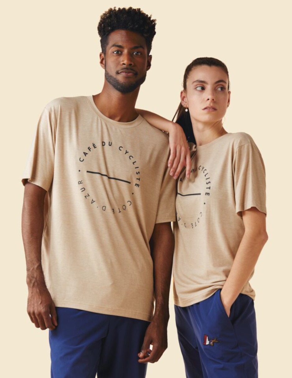 Playera deportiva para ciclismo Café Du Cicliste unisex