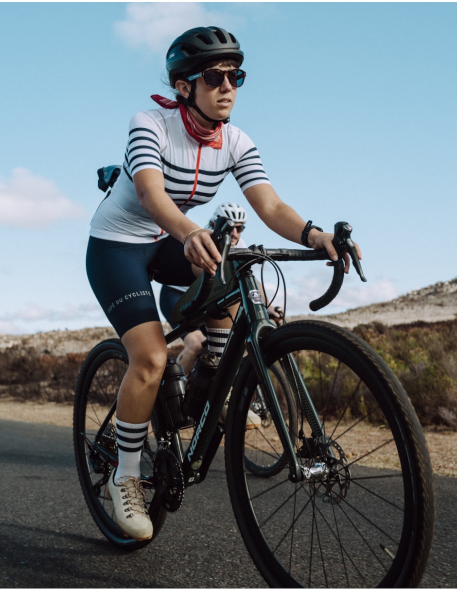 Playera deportiva para ciclismo para mujer 4