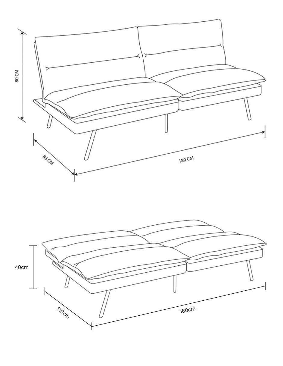Sofá cama armable Element Easy Living