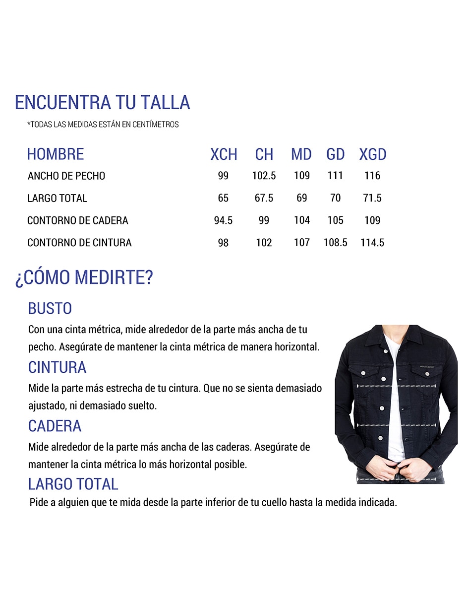 Chamarra casual de mezclilla con bolsillos para hombre 5