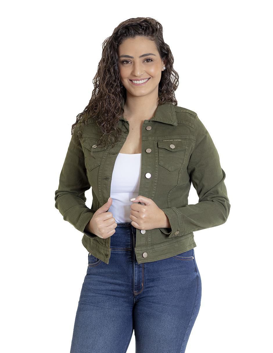 Chamarra de mezclilla para mujer 7