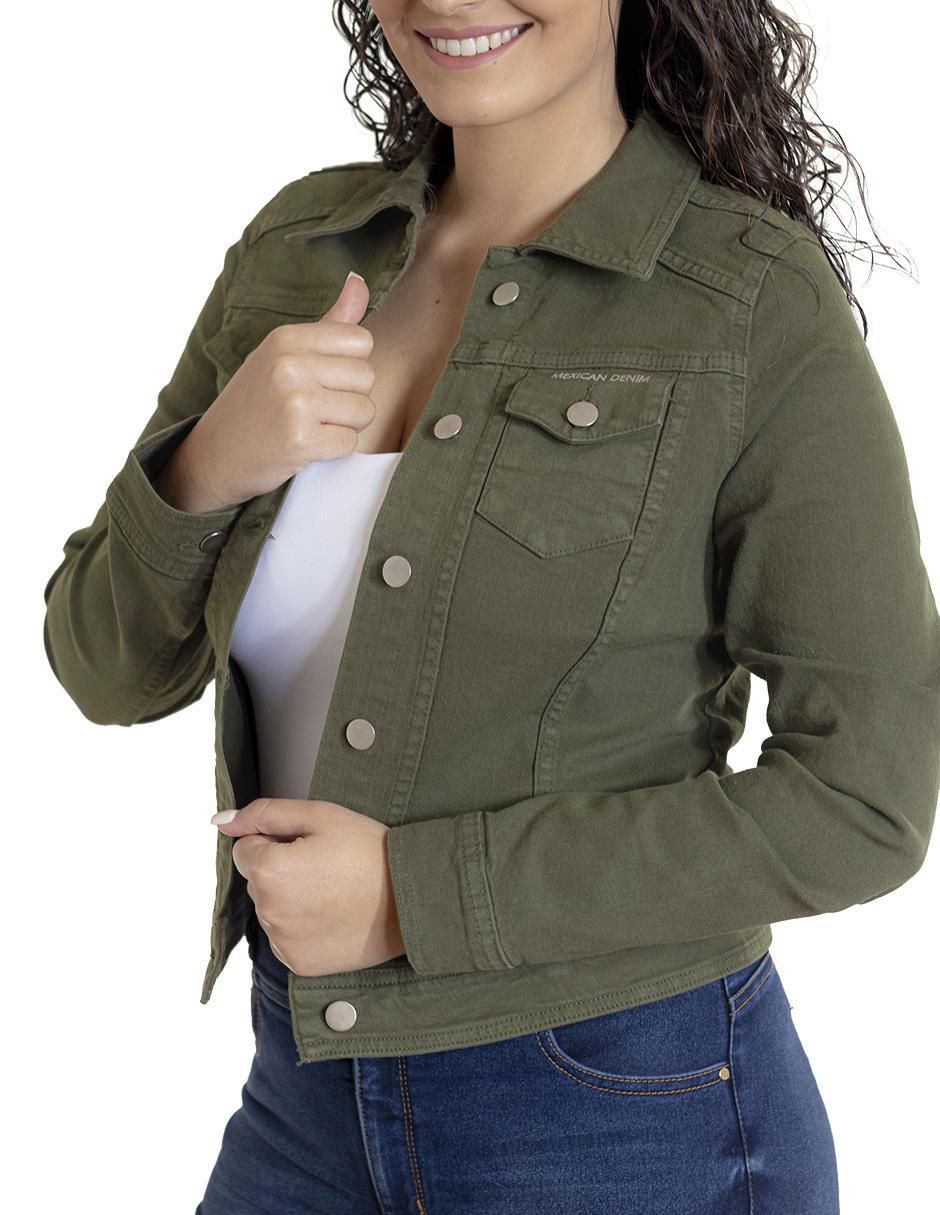 Chamarra de mezclilla para mujer 5