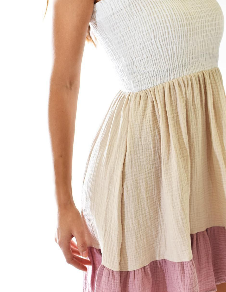 Vestido corto casual para mujer