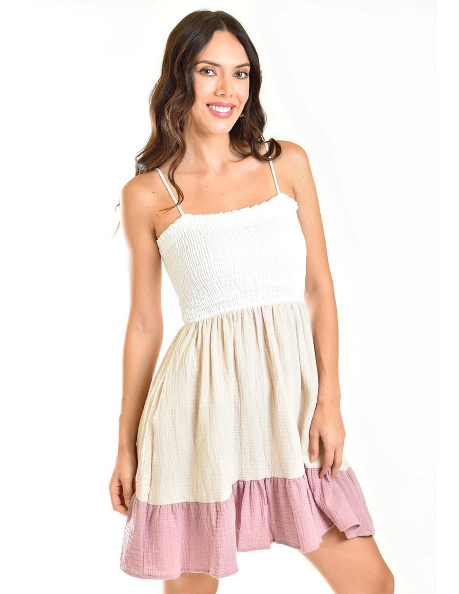 Vestido corto casual para mujer
