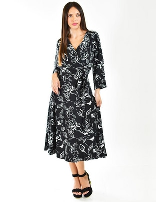 Vestido midi casual para mujer