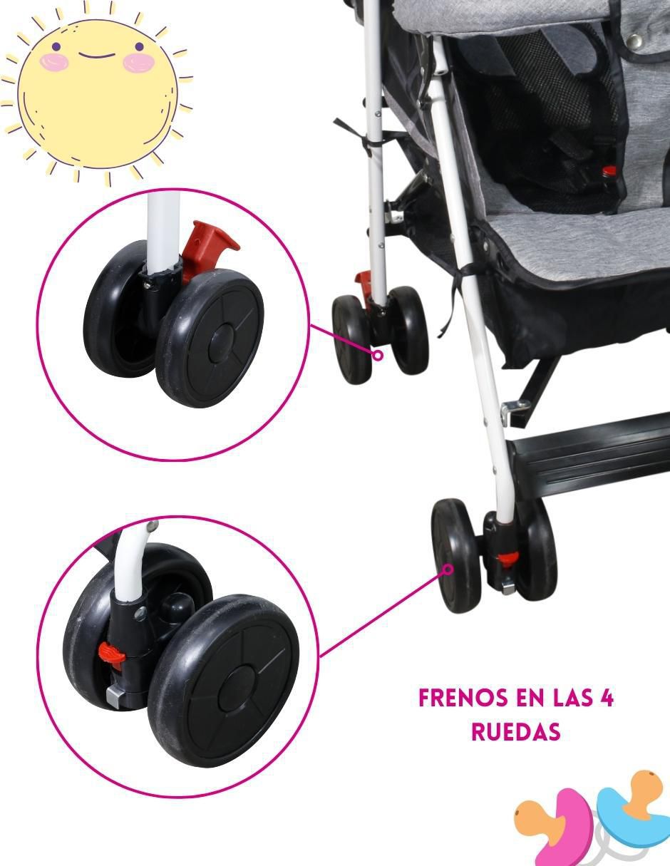 Carriola de bastón Travel plegable 2