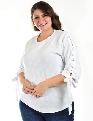 Blusa manga 3/4 para mujer 1