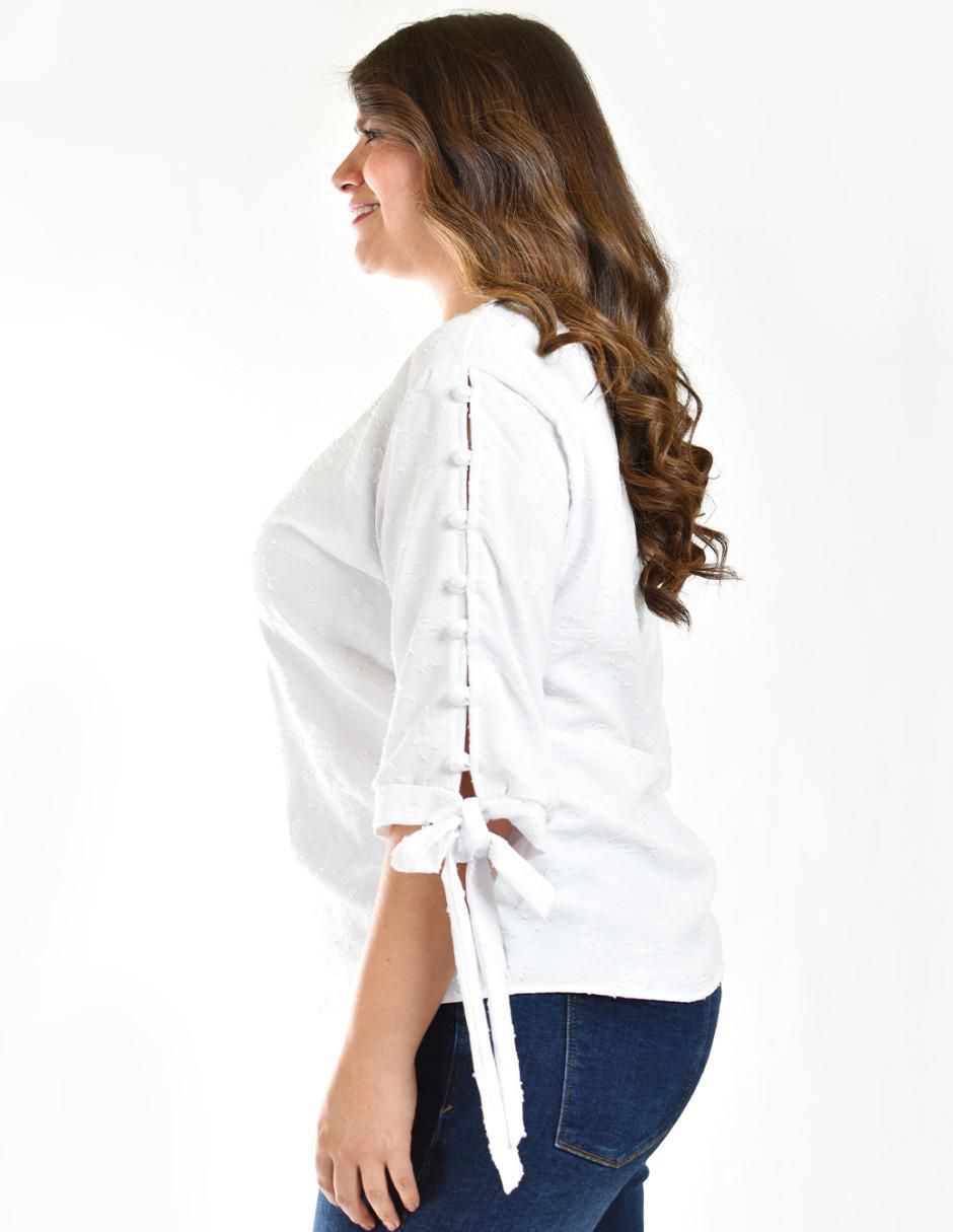 Blusa manga 3/4 para mujer 8