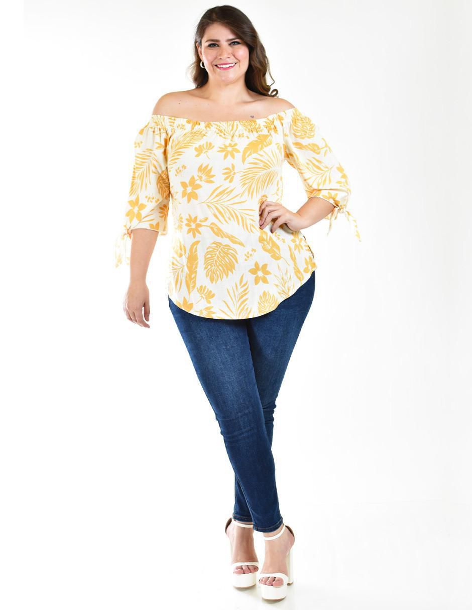 Blusa manga 3/4 para mujer 11