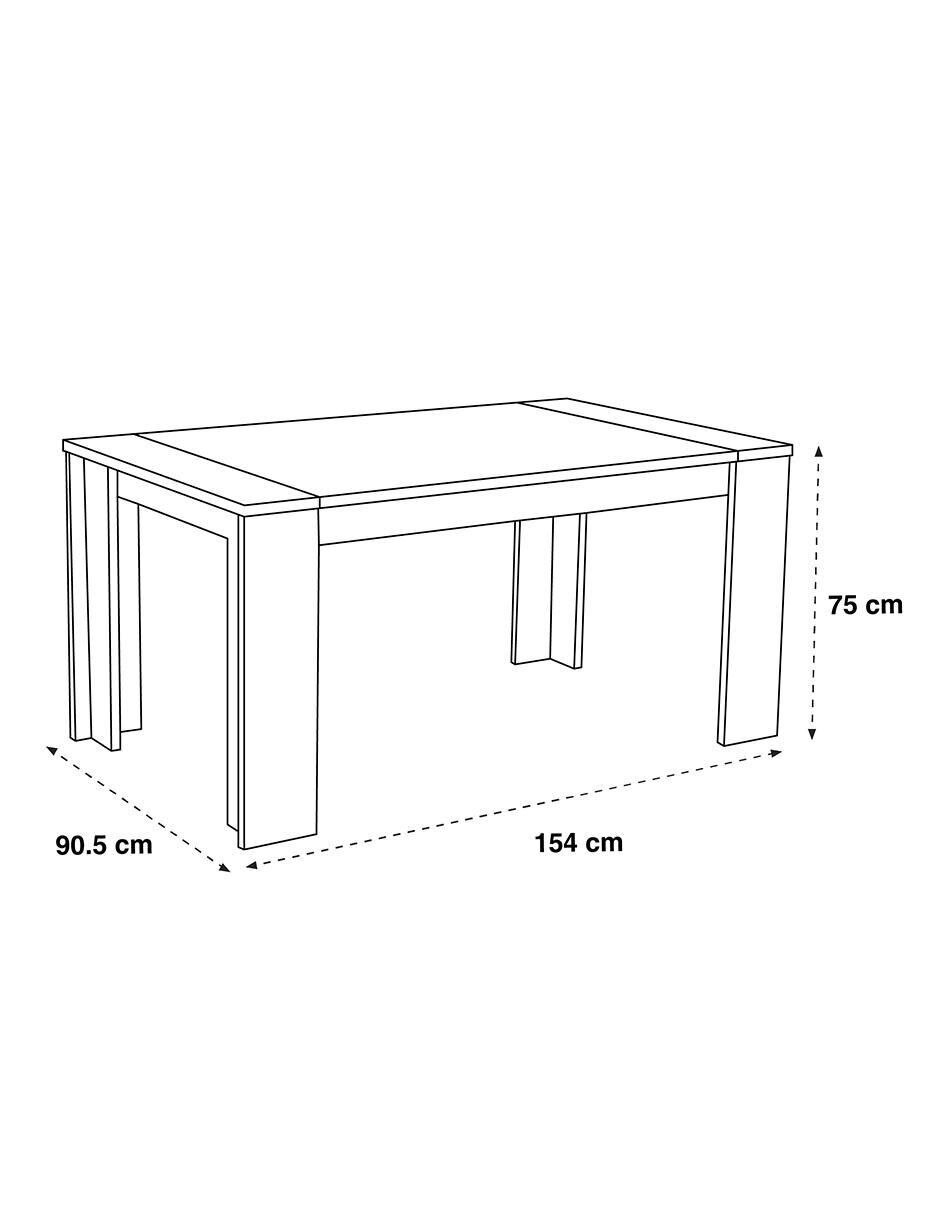 Mueble de TV armable Toledo de melamina 5