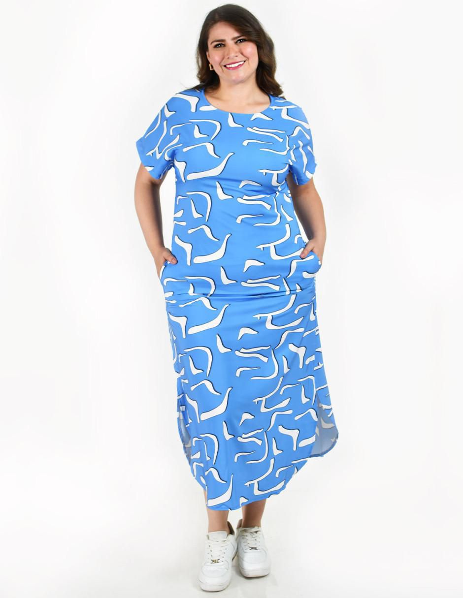 Vestido midi casual para mujer