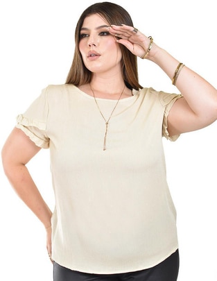 Blusa manga corta para mujer 1