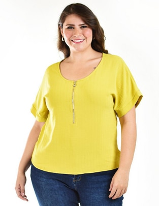 Blusa manga corta para mujer 1