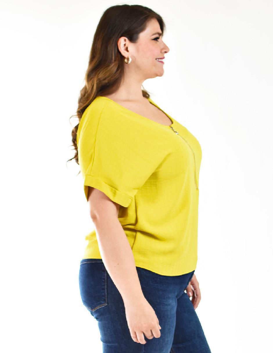 Blusa manga corta para mujer 8