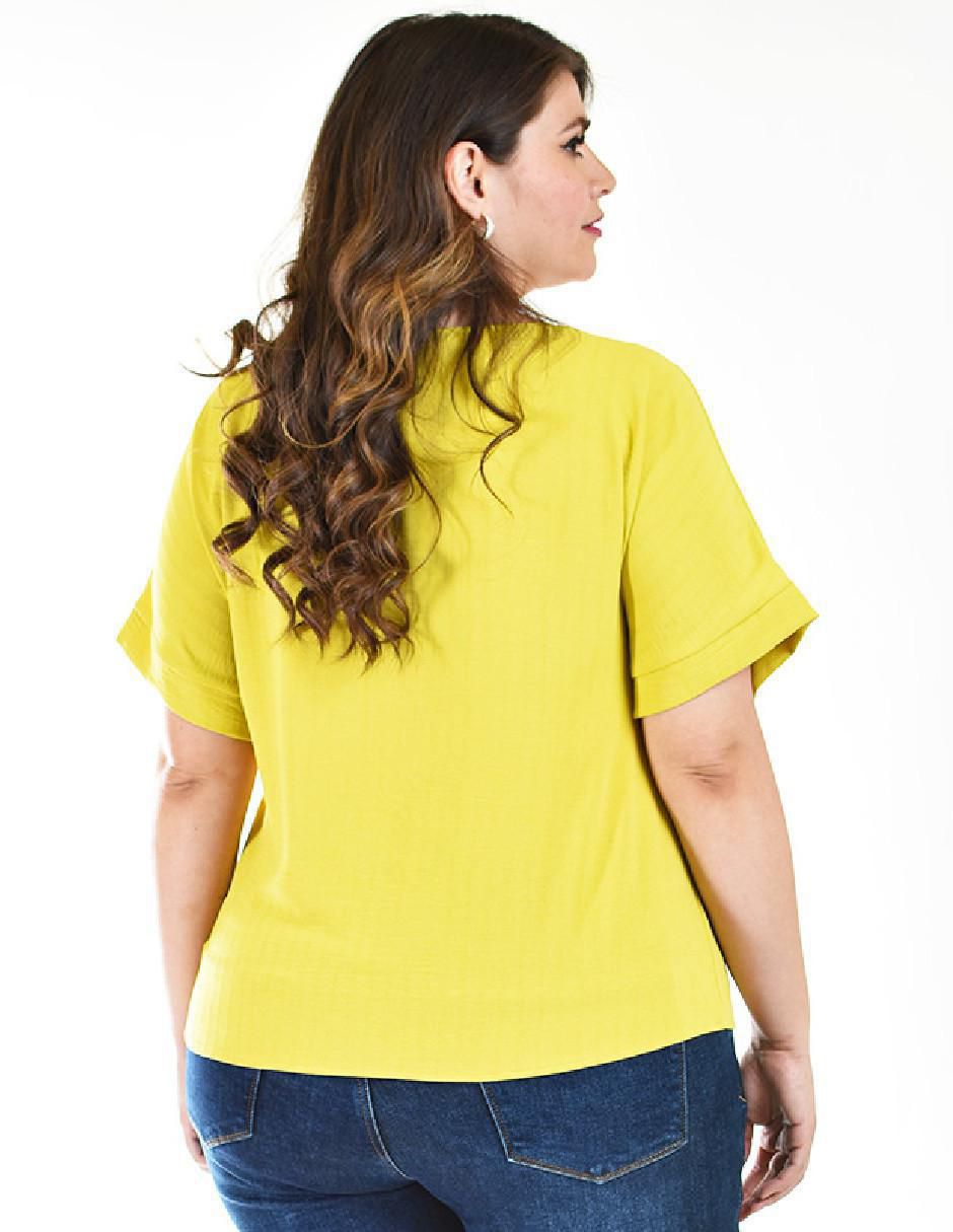 Blusa manga corta para mujer 9