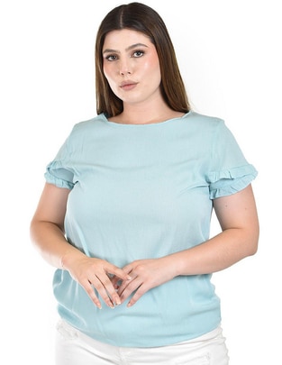 Blusa manga corta para mujer 1