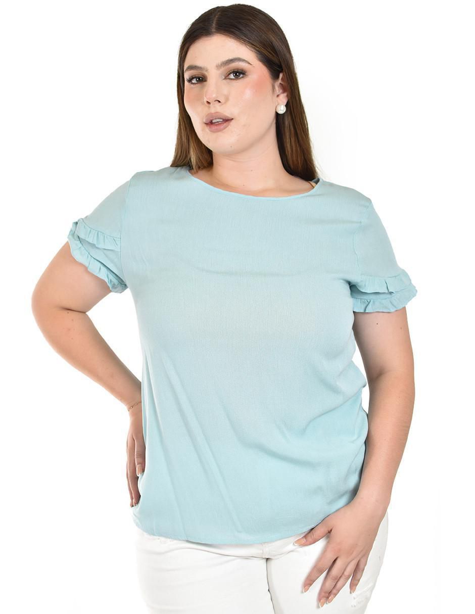 Blusa manga corta para mujer 9