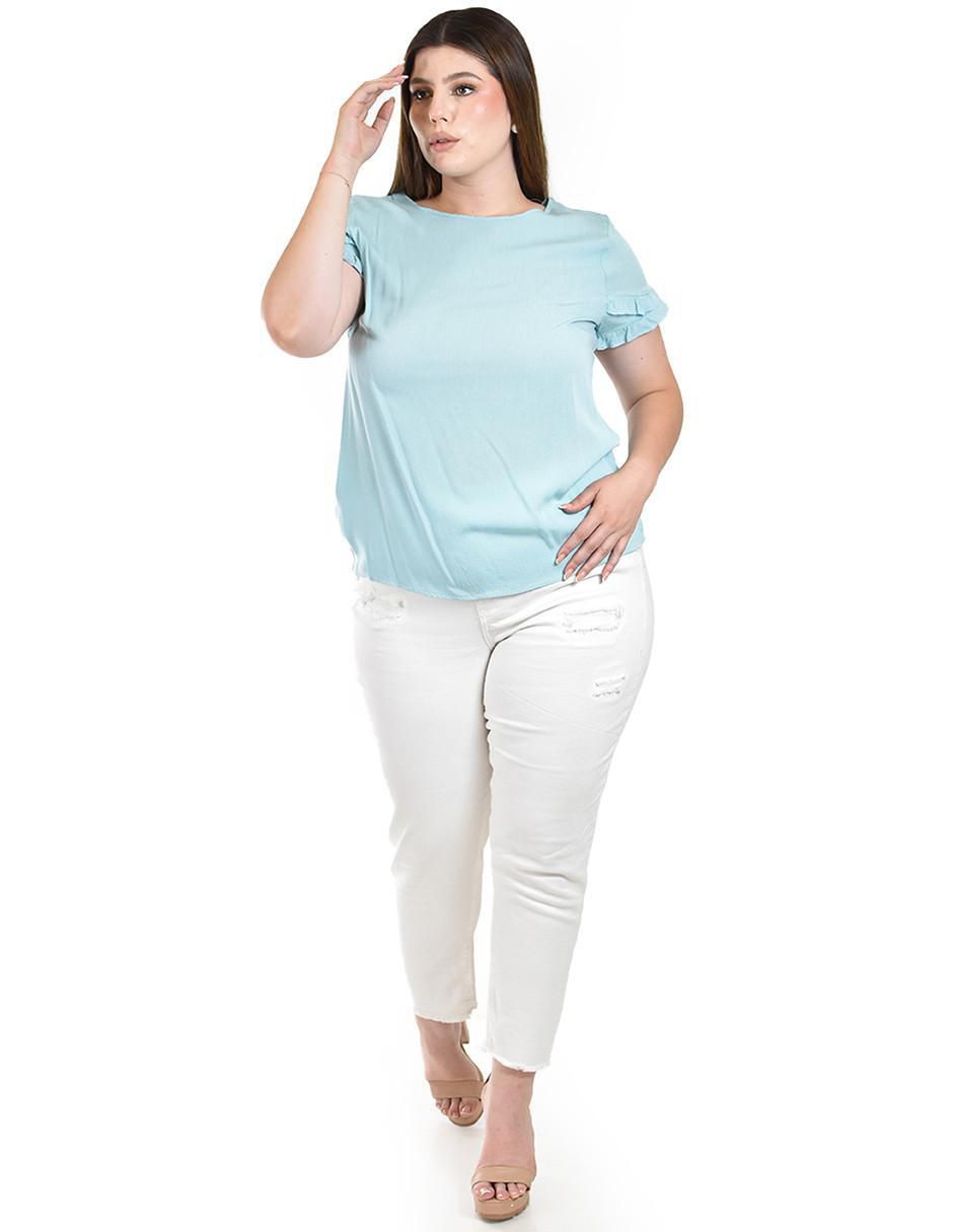 Blusa manga corta para mujer 10