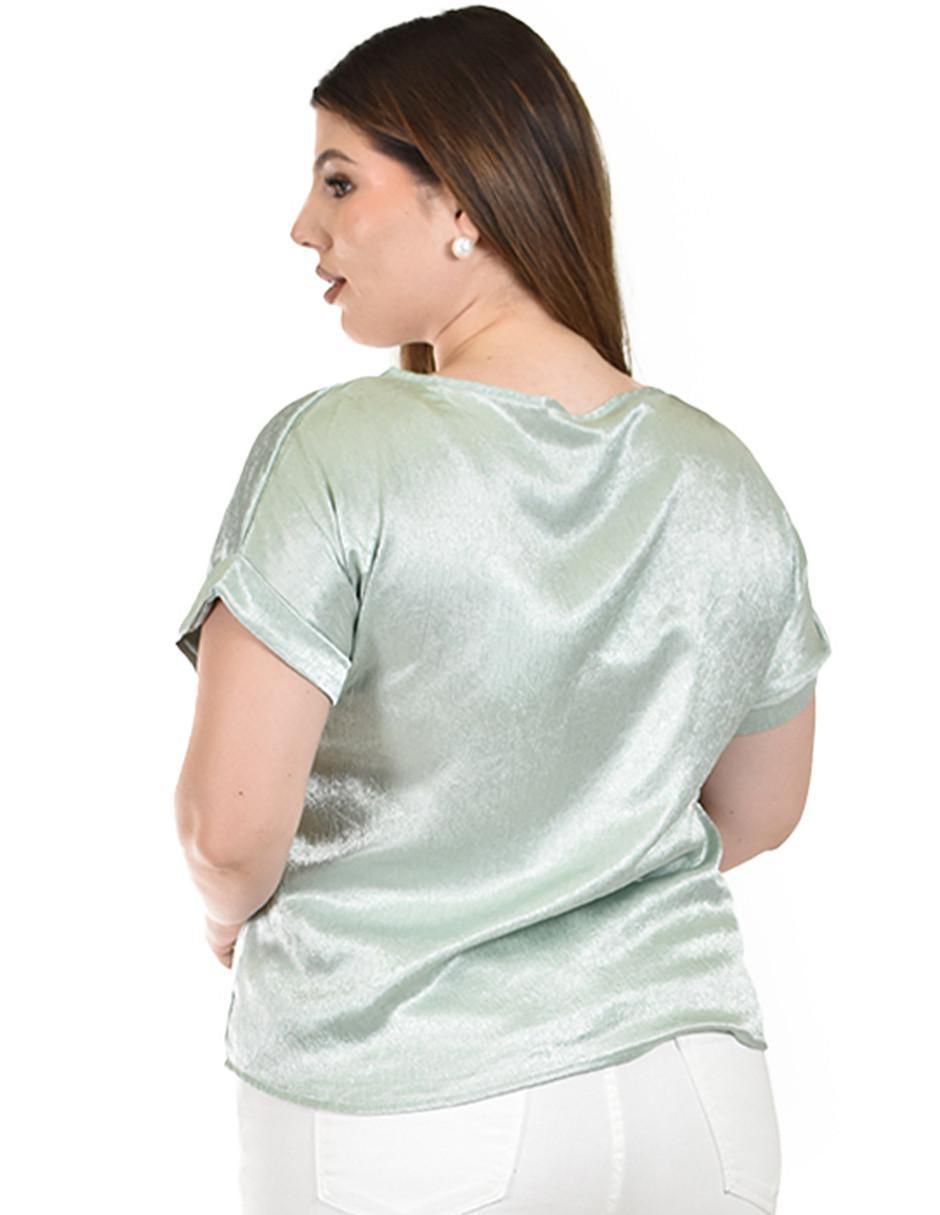 Blusa manga corta para mujer 7