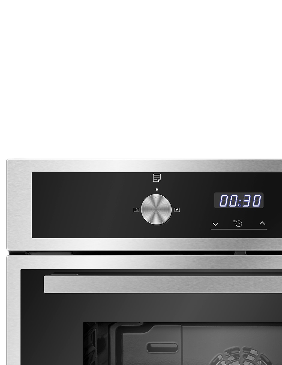 Horno a gas natural Hisense HGO602BS capacidad 1.9 pies