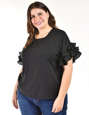 Blusa manga corta para mujer 1