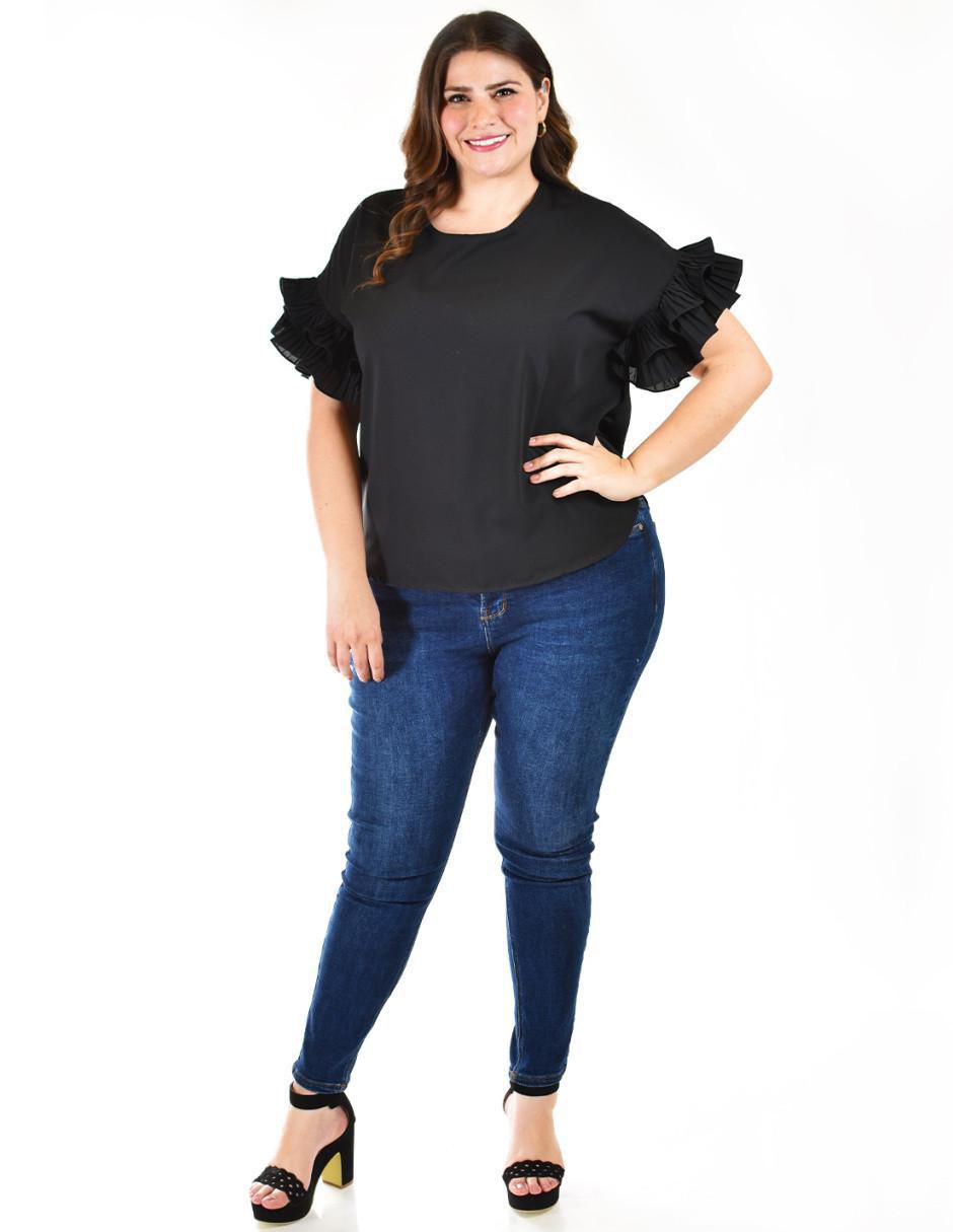 Blusa manga corta para mujer 11