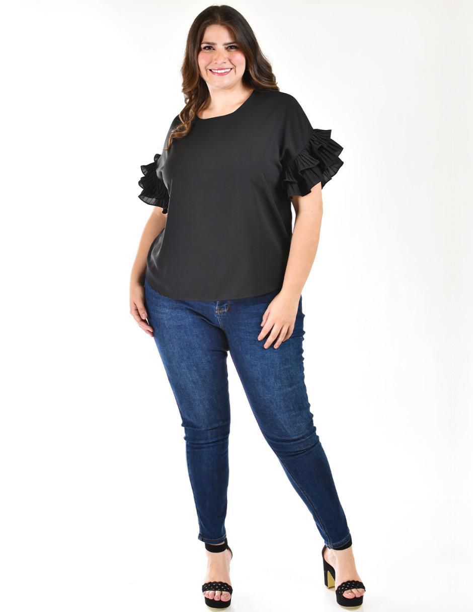 Blusa manga corta para mujer 12