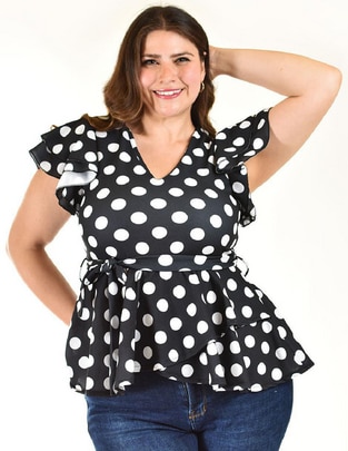 Blusa manga corta para mujer 1