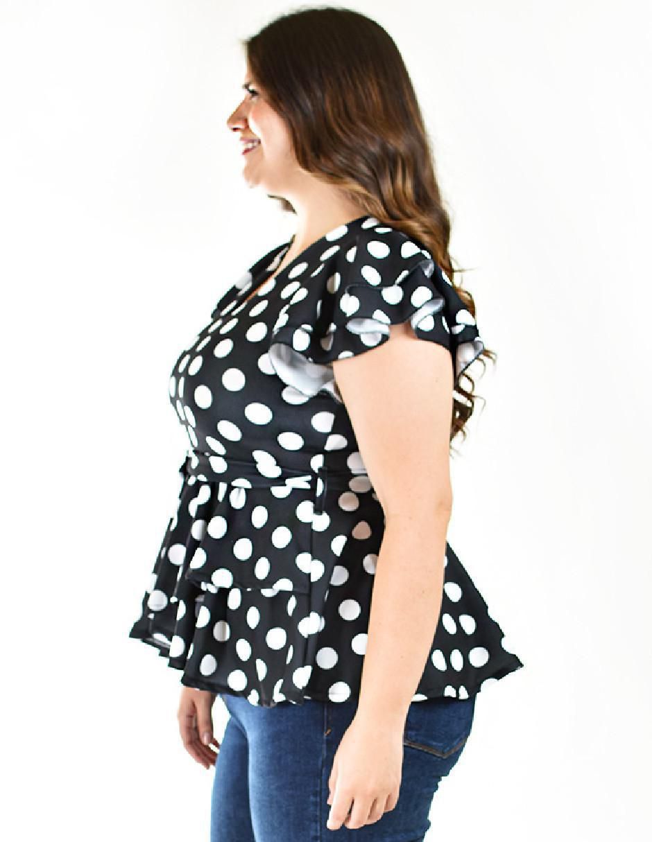 Blusa manga corta para mujer 8