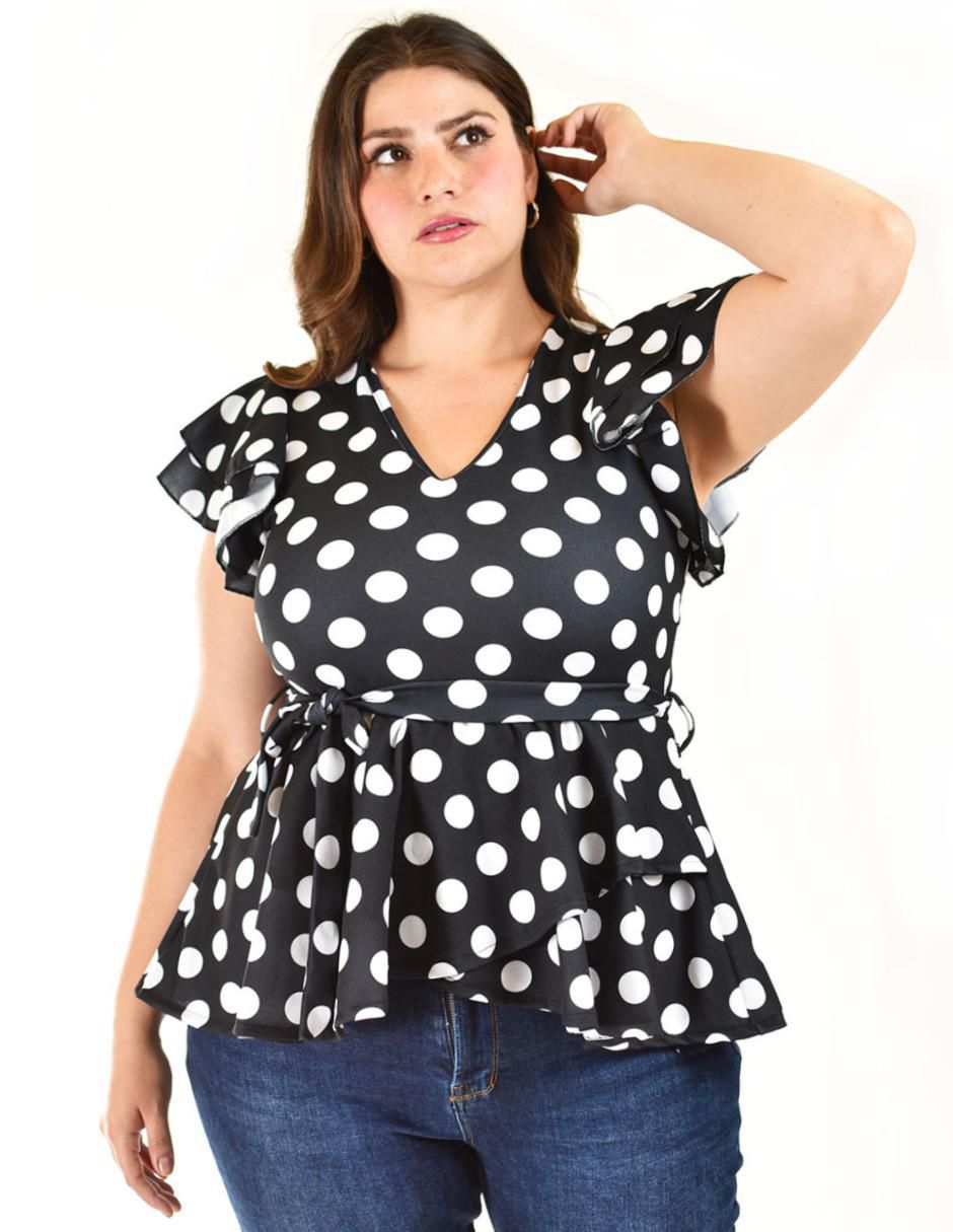 Blusa manga corta para mujer 11