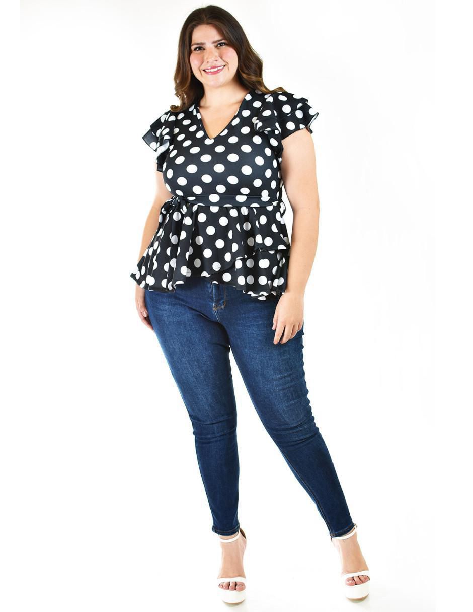 Blusa manga corta para mujer 12