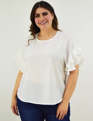 Blusa manga corta para mujer 1