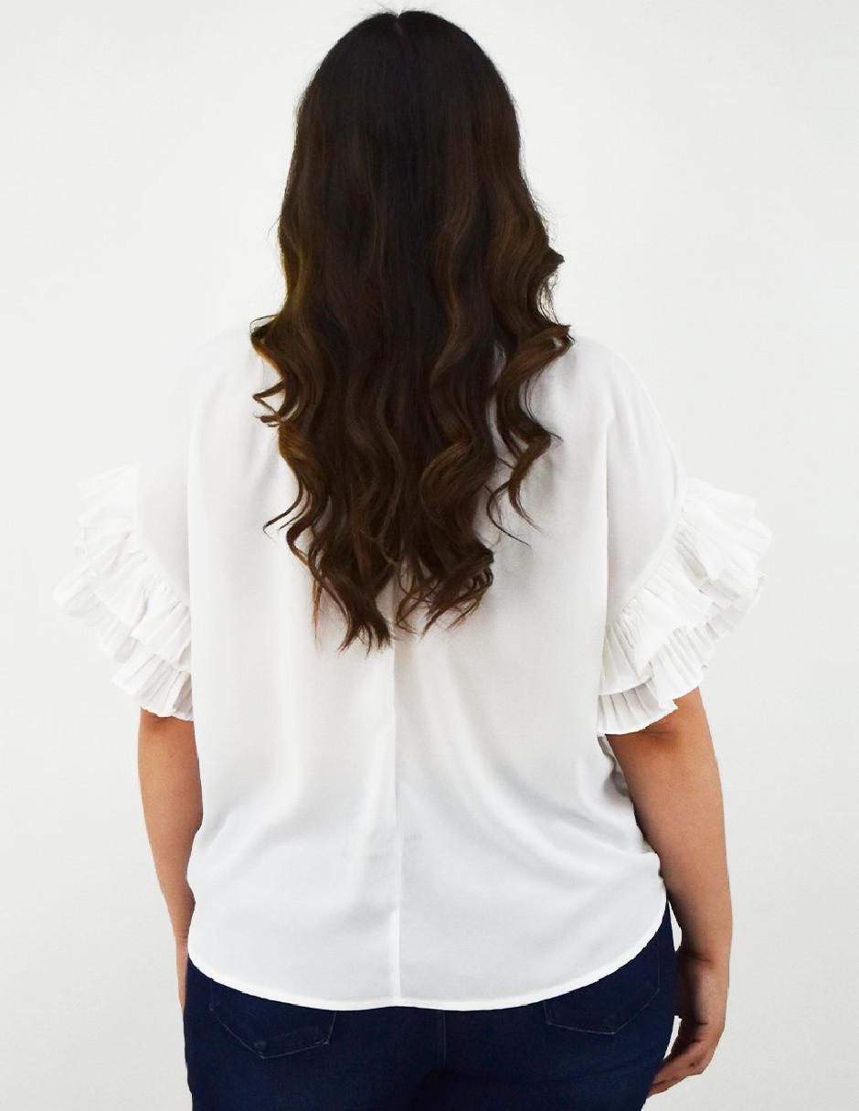 Blusa manga corta para mujer 9