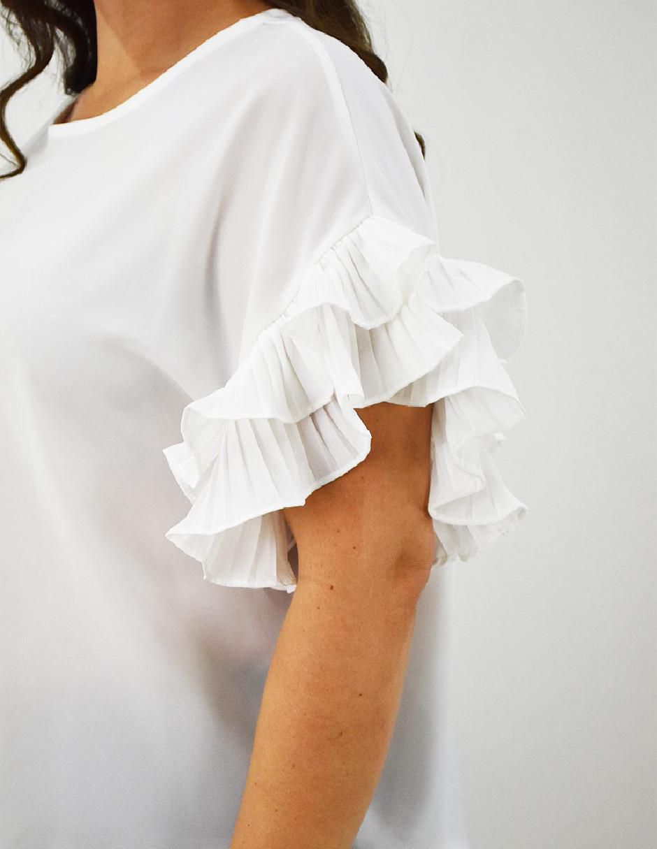 Blusa manga corta para mujer 10