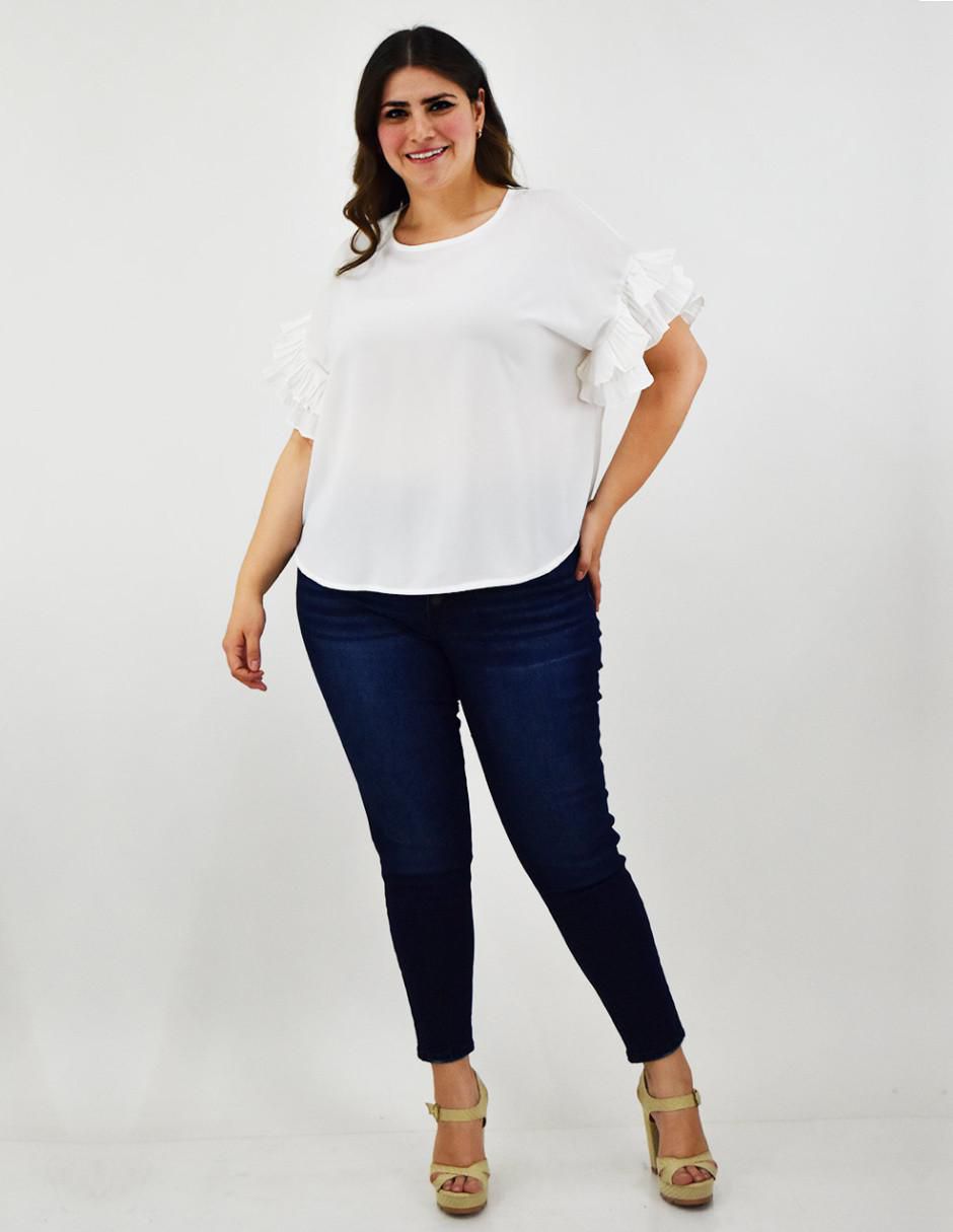 Blusa manga corta para mujer 12
