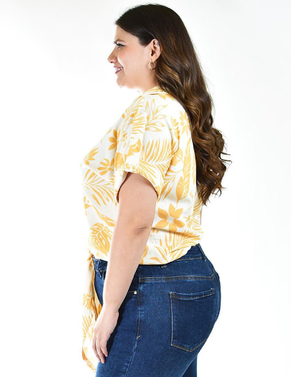 Blusa manga corta para mujer 8