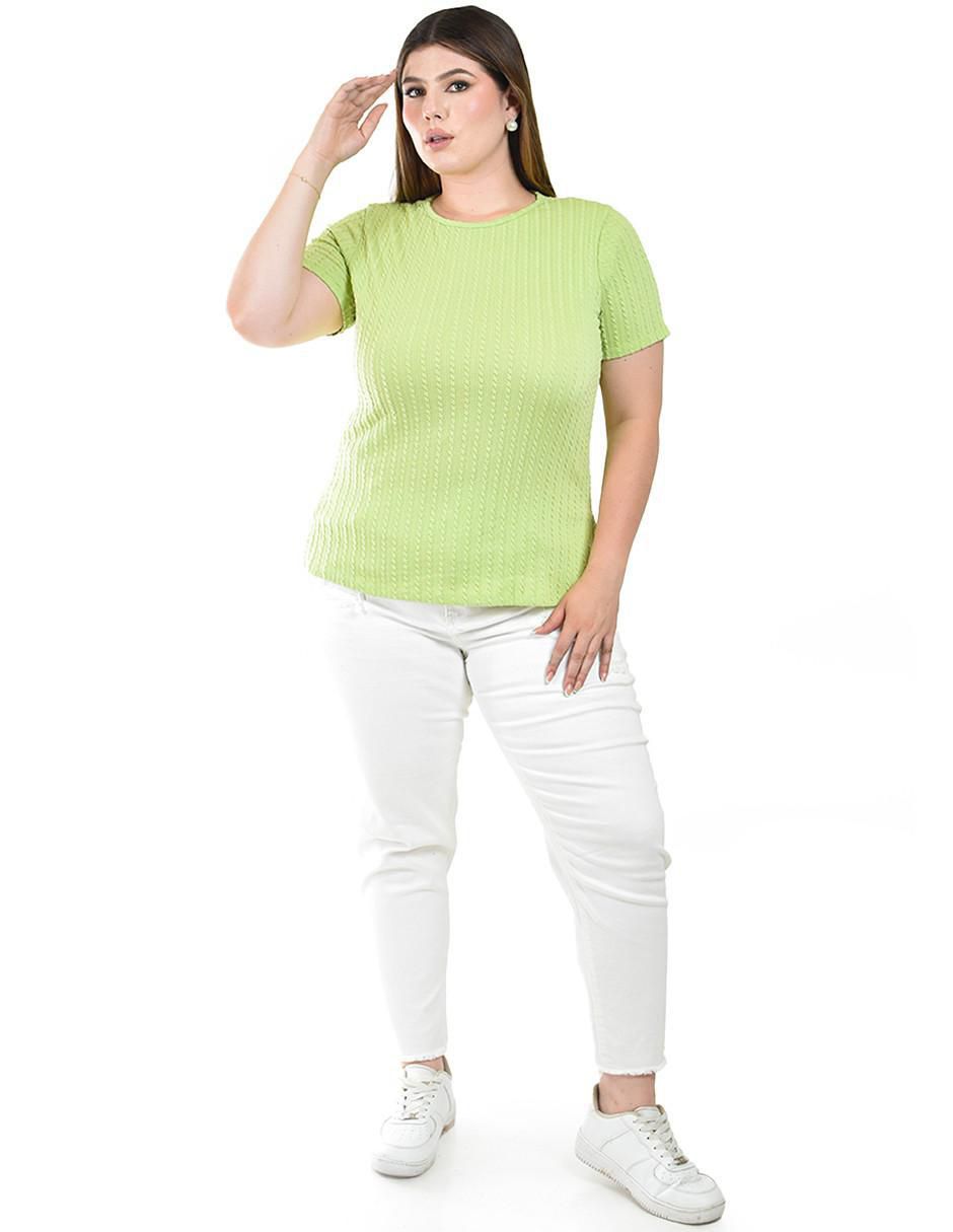 Blusa manga corta para mujer 8